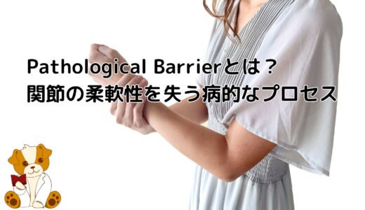Pathological Barrierとは？関節の柔軟性を失う病的なプロセス